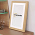 Step Style Oak Picture Frame Wall Art Poster Frame With White Mount