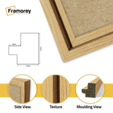 Oak Picture Frame Oslo Style Photo Frames Wall Art Poster Frames