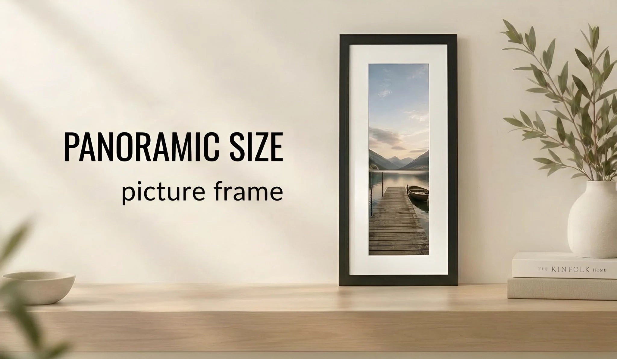 Elegant Panoramic Picture Frame For Home Decor