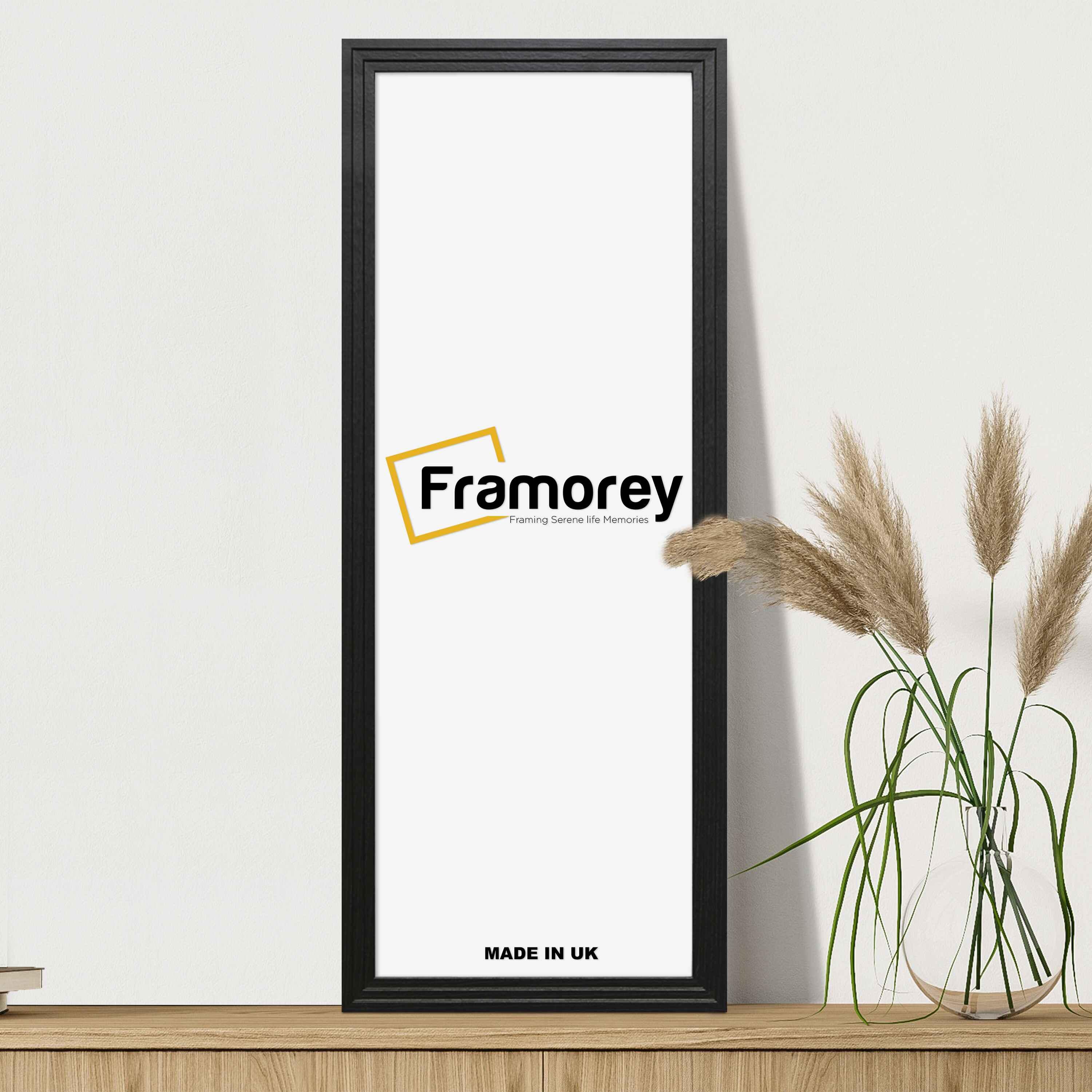 Standard Sizes CMS) Flat Wood Photo Frame Picture Poster Large Maxi Poster Frames Acrylic Glass Wall Hanging - Wall Frames