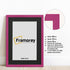 Pink Picture Frame with Black Mount