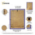 Purple Picture Frame With White Mount