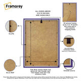 Framorey Purple Picture Frame Backside View