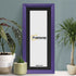 Antique Style Panoramic Size Purple Picture Frame Wall Art Photo Frame With Black Mount
