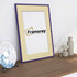 Thin Matt Purple Picture Frame With Ivory Mount