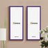 Thin Matt Panoramic Purple Picture Frames With White Mount