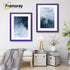 Purple Picture Frame With White Mount