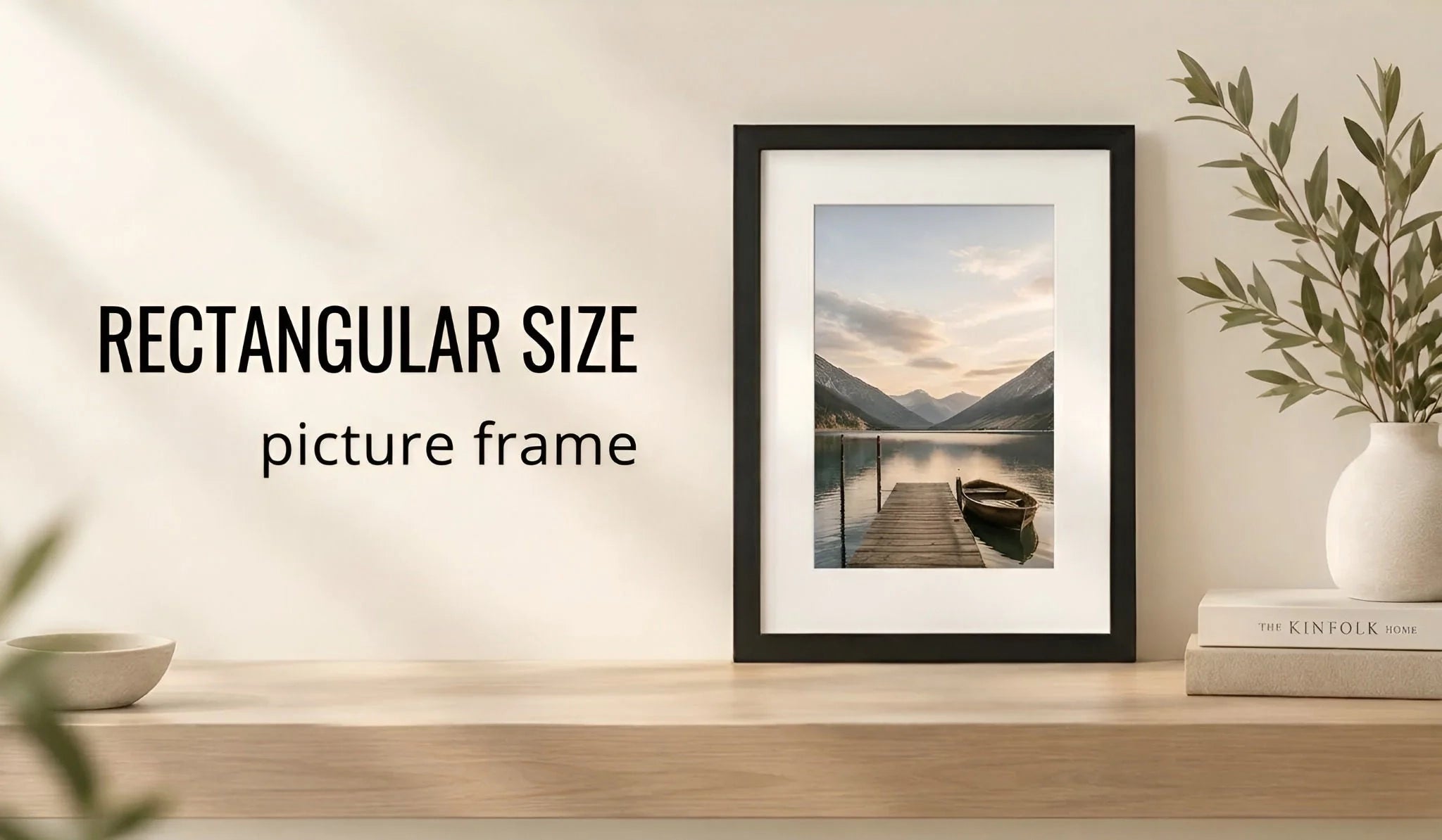 Elegant Rectangular Picture Frame For Wall Decor