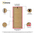 Thin Matt Panoramic Red Picture Frames With Black Mount