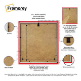 Backside View Picture Frame With some details about it's features