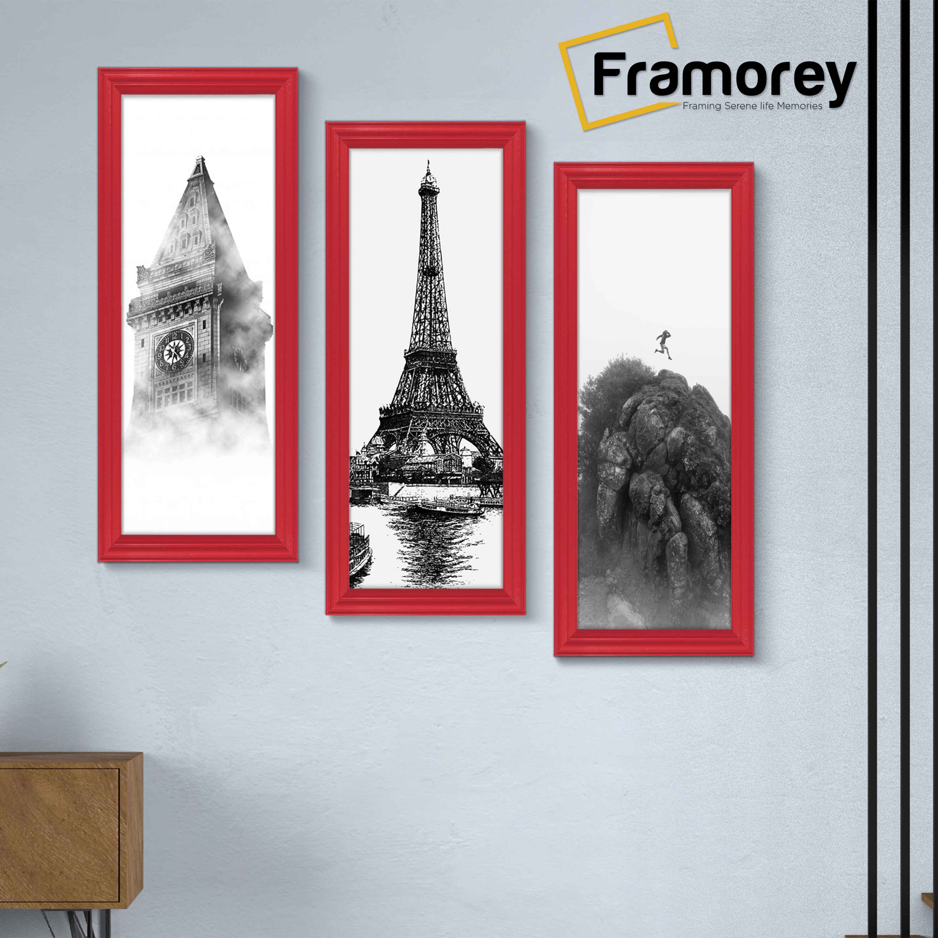 Red Photo Frame For Wall