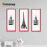 Thin Matt Red Panoramic Picture Frame Poster Frames