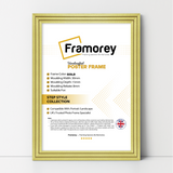 Step Style Gold Picture Frame Wall Art Poster Frame