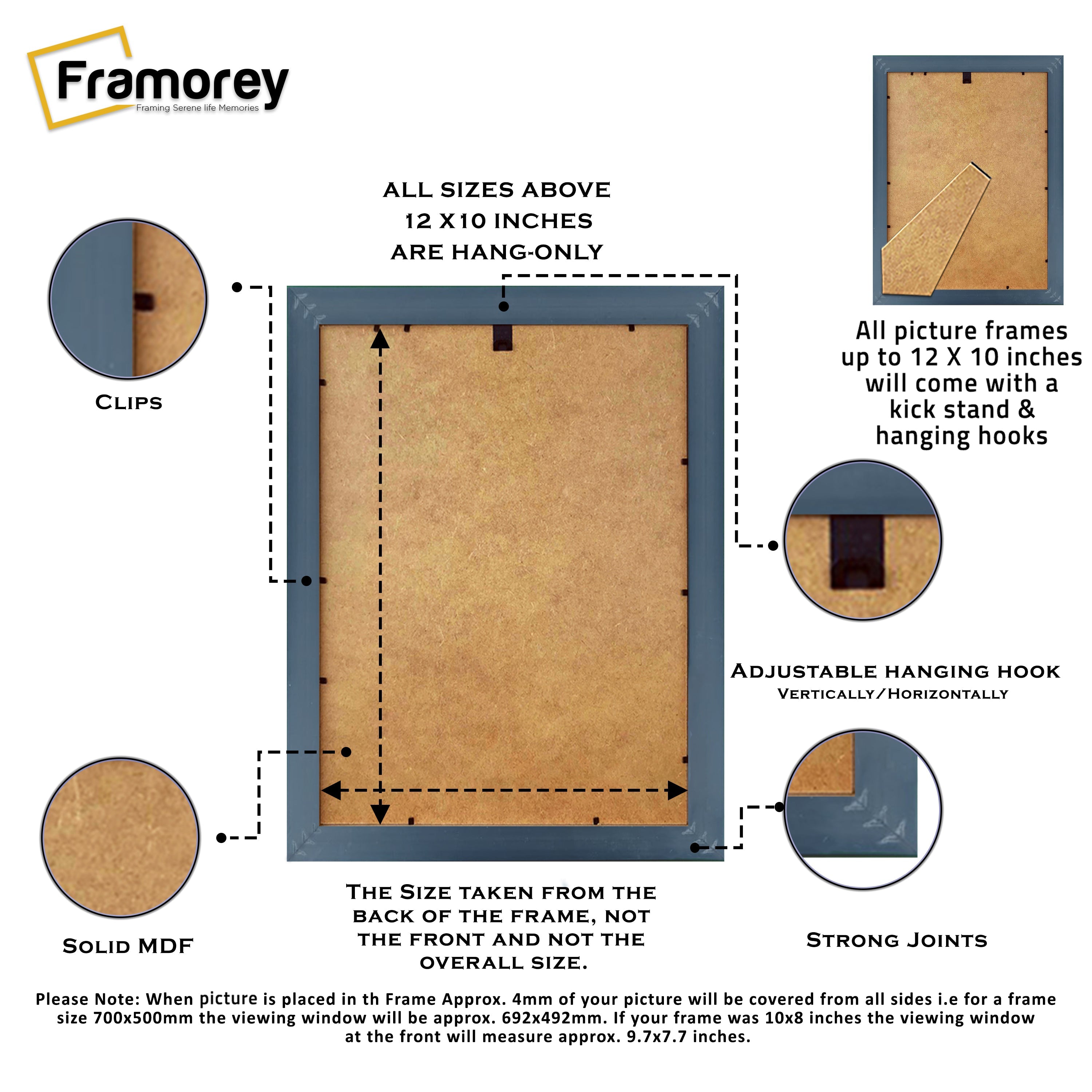 Gold Shabby Chic Photo Frames Picture Frame