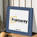 side view of grey Poster frame featuring side view texture and molding view