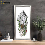 Silver Minimalist Panorama Style Picture Frame Photo Frame