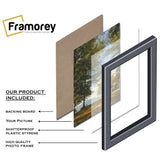 Layers of a Silver Frame Picture Photo Frame with some details.