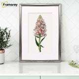 Silver Picture Frame With Mount on Table