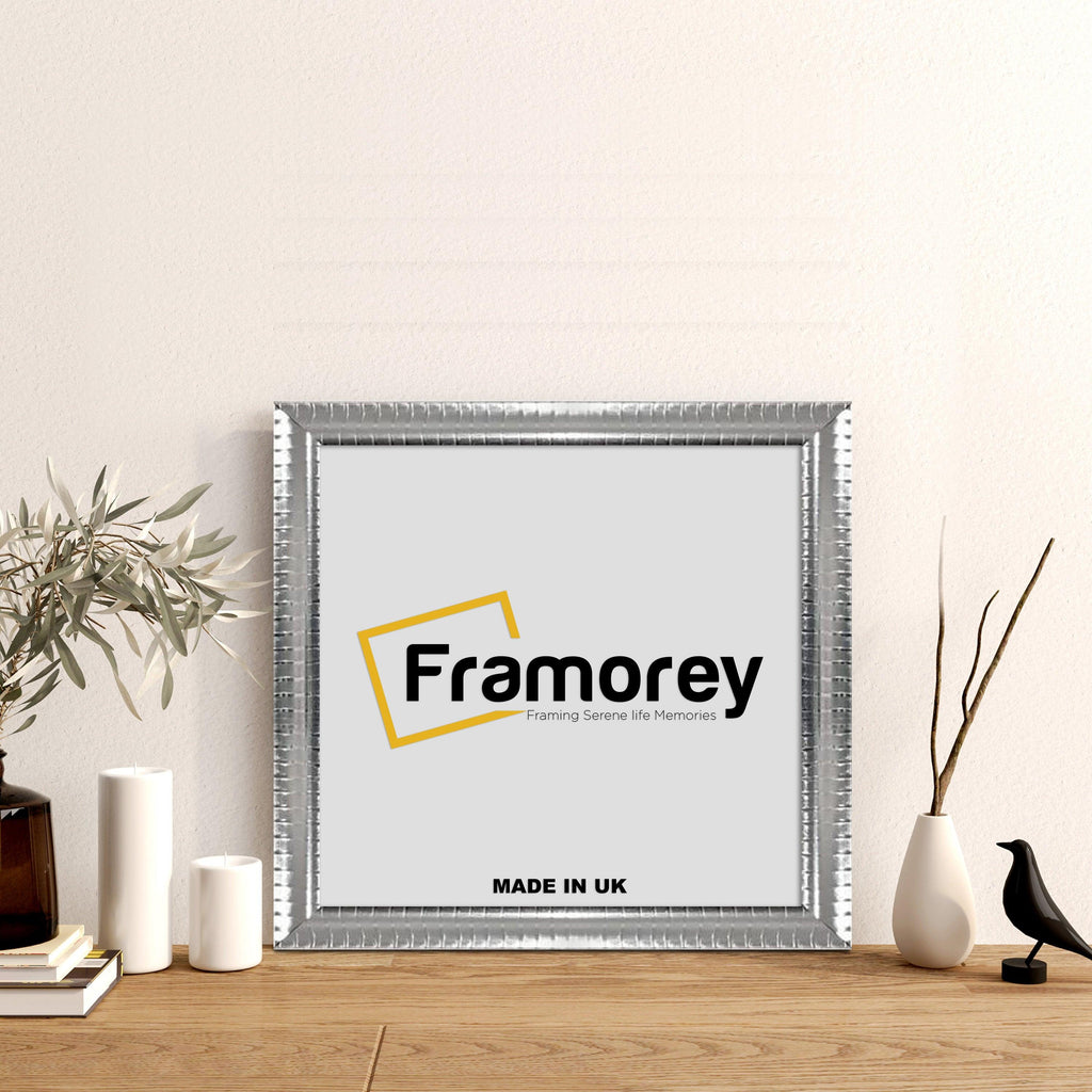 Silver Square Style Photo Frame Poster Frame