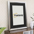 Silver Picture Frame Oslo Style Photo Frames With Black Mount