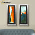 Panorama Style Silver Oslo Picture Frames With Black Mount