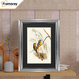 Silver Wall Photo Frame poster Frame With Black Mount
