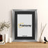 Silver Wall Photo Frame poster Frame With Black Mount