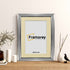 Silver Wall Photo Frame poster Frame With Ivory Mount