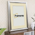 Silver Picture Frame Oslo Style Photo Frames With Ivory Mount