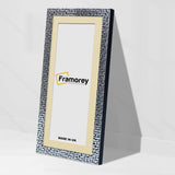 Panoramic Silver Picture Frame Rockstar Wall Art Frame With Ivory Mount