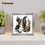 Silver Square Style Photo Frame Poster Frame