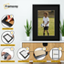 Step-by-step guide showing how to insert a photo into a picture frame