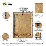 Walnut Picture Frame With Ivory Mount
