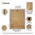 Step Style Walnut Picture Frame Wall Art Poster Frame With Ivory Mount