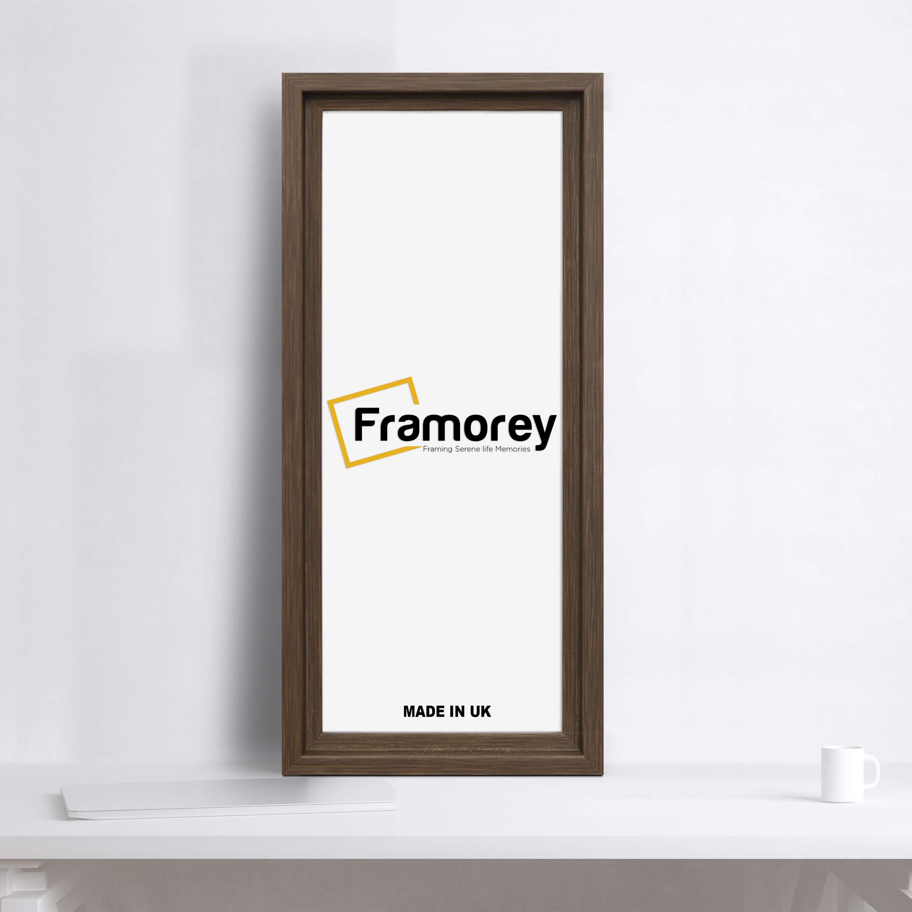 Panorama Style Walnut Oslo Photo Frame Panoramic Picture Frames – FRAMOREY