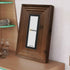 Panoramic Size Walnut Wooden Picture Frame Big Step, With Black Mount