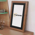 Step Style Walnut Picture Frame Wall Art Poster Frame With Black Mount