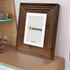 Walnut Wooden Picture Frames Big Step Style, With White Mount