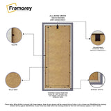 Panoramic Purple Picture Frame With Black Mount