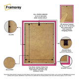 Pink Picture Frame with Black Mount