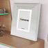 White Wooden Picture Frames Big Step Style Photo Frames With White Mount