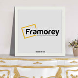Flat Square Size White Picture Photo Frame Wall Art Poster Frame