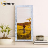 Panoramic White Picture Frame Photo Frame Rockstar Wall Art Frame