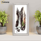 Panoramic White Picture Frame Poster Frame