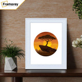 Grained White Picture Frame Photo Frame Fletcher Wood Wall Art Frame