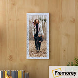 Panoramic White Picture Frame Photo Frame Rockstar Wall Art Frame