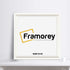 Square Size White Oslo Photo Frames Wall Art Poster Frames