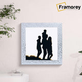 Square Size White Picture Frame Rockstar Style Photo Print Frame