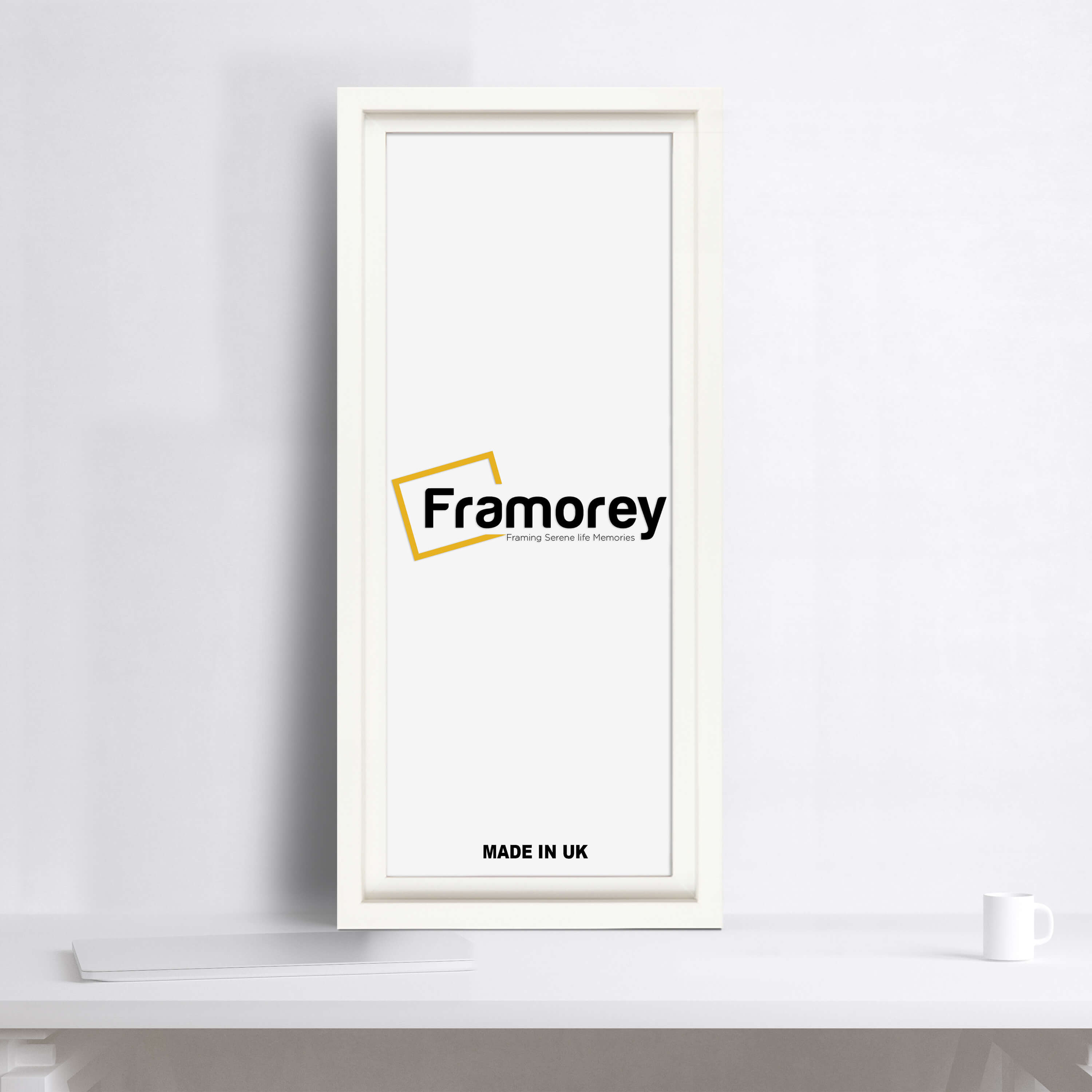 Panorama Style White Oslo Photo Frame Panoramic Picture Frames