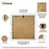 Flat Square White Poster Frame Wall Art Frame With Ivory Mount